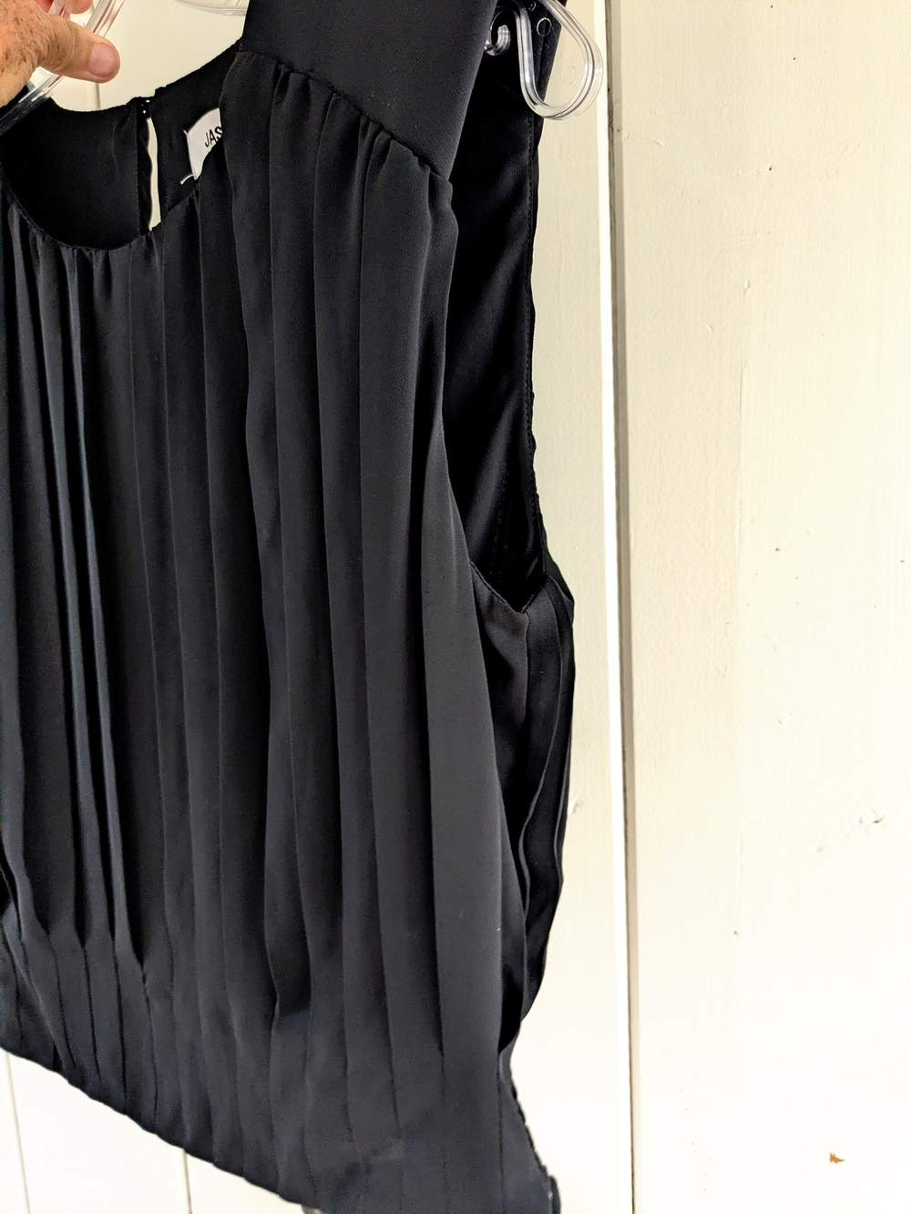 Jason Wu Pleated  Sleeveless Blouse sz M - Picture 6 of 12